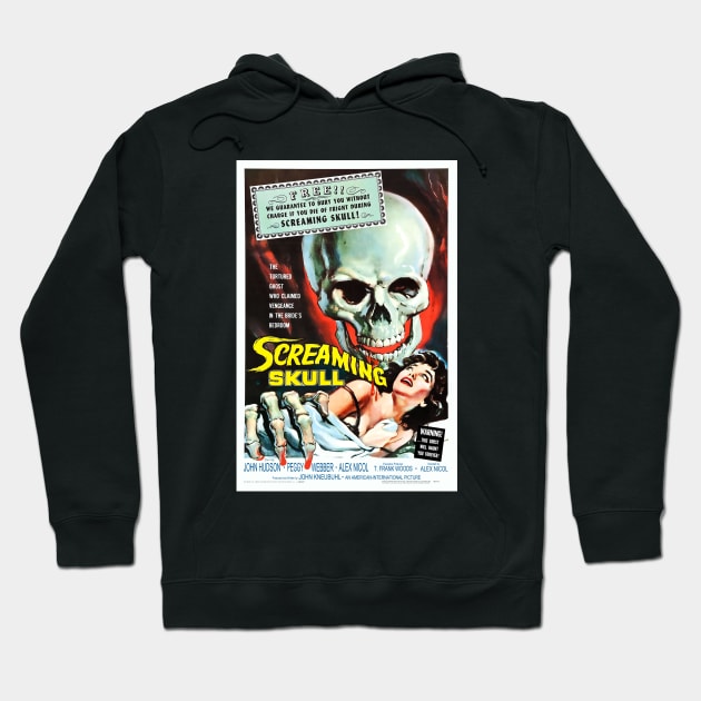 The Screaming Skull Hoodie by RockettGraph1cs